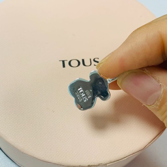 TOUS  Silver and faceted onyx TOUS Black Color Pendant sterling silver - Picture 3 of 8